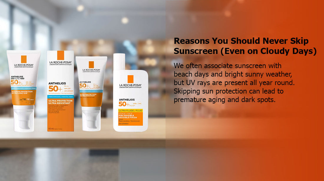 La Roche-Posay Anthelios UVMune fluid sunscreen bottle for daily UV protection.