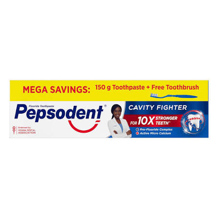 PEPSODENT TOOTHPASTE CAVITY FIGHTER 150G