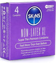 SKINS NON-LATEX XL SUPER THIN CONDOMS 4S
