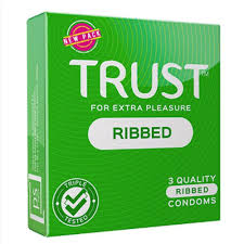 TRUST RIBBED CONDOM