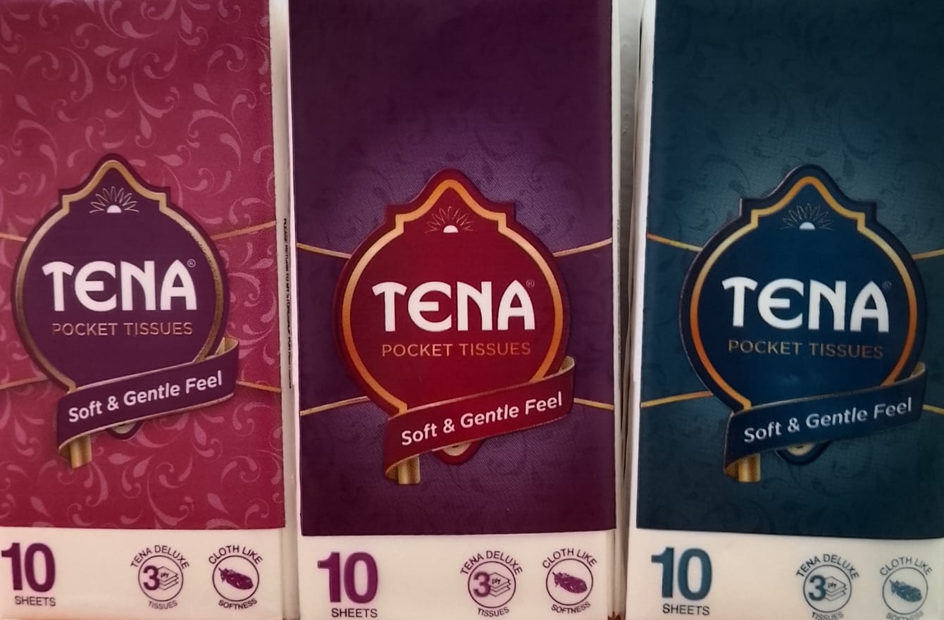 TENA POCKET TISSUE 10S