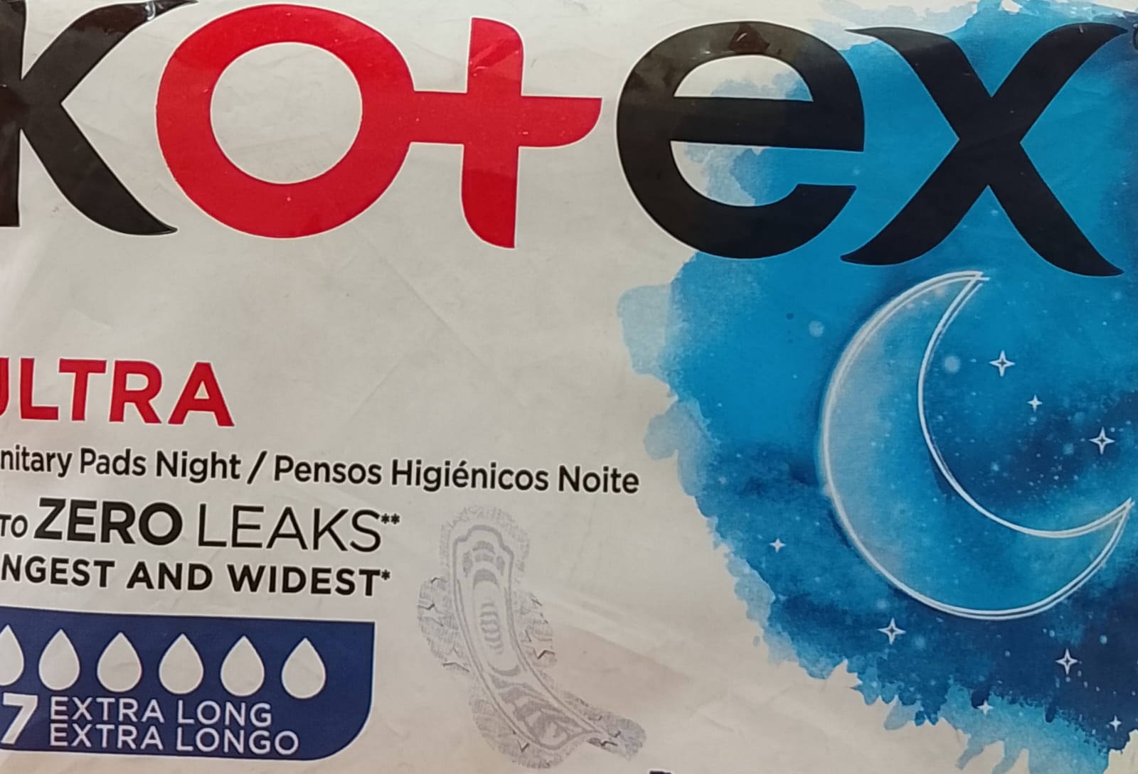 KOTEX ULTRA PADS EXTRA LONG 7S