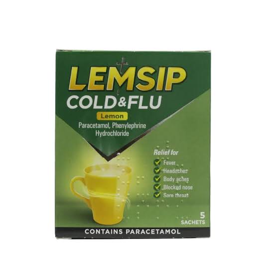 LEMSIP COLD&FLU LEMON 5S